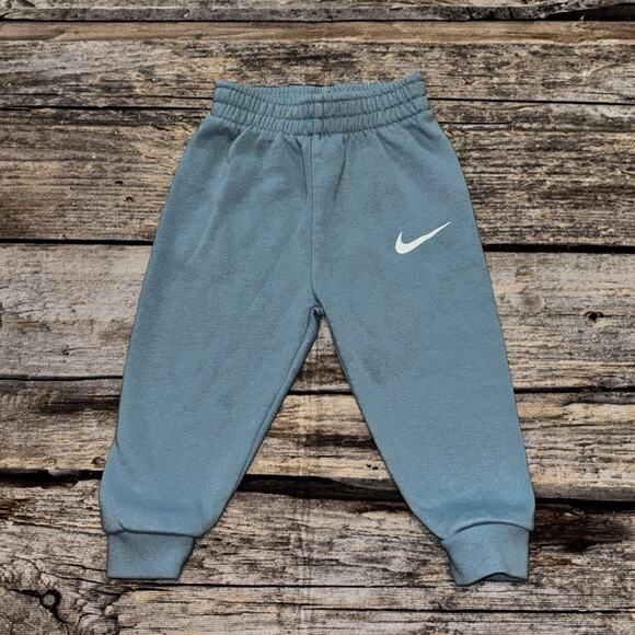 Toddler Boys NIKE Tapered Sweatpants - Size 12 Months - Blue - Picture 1 of 3